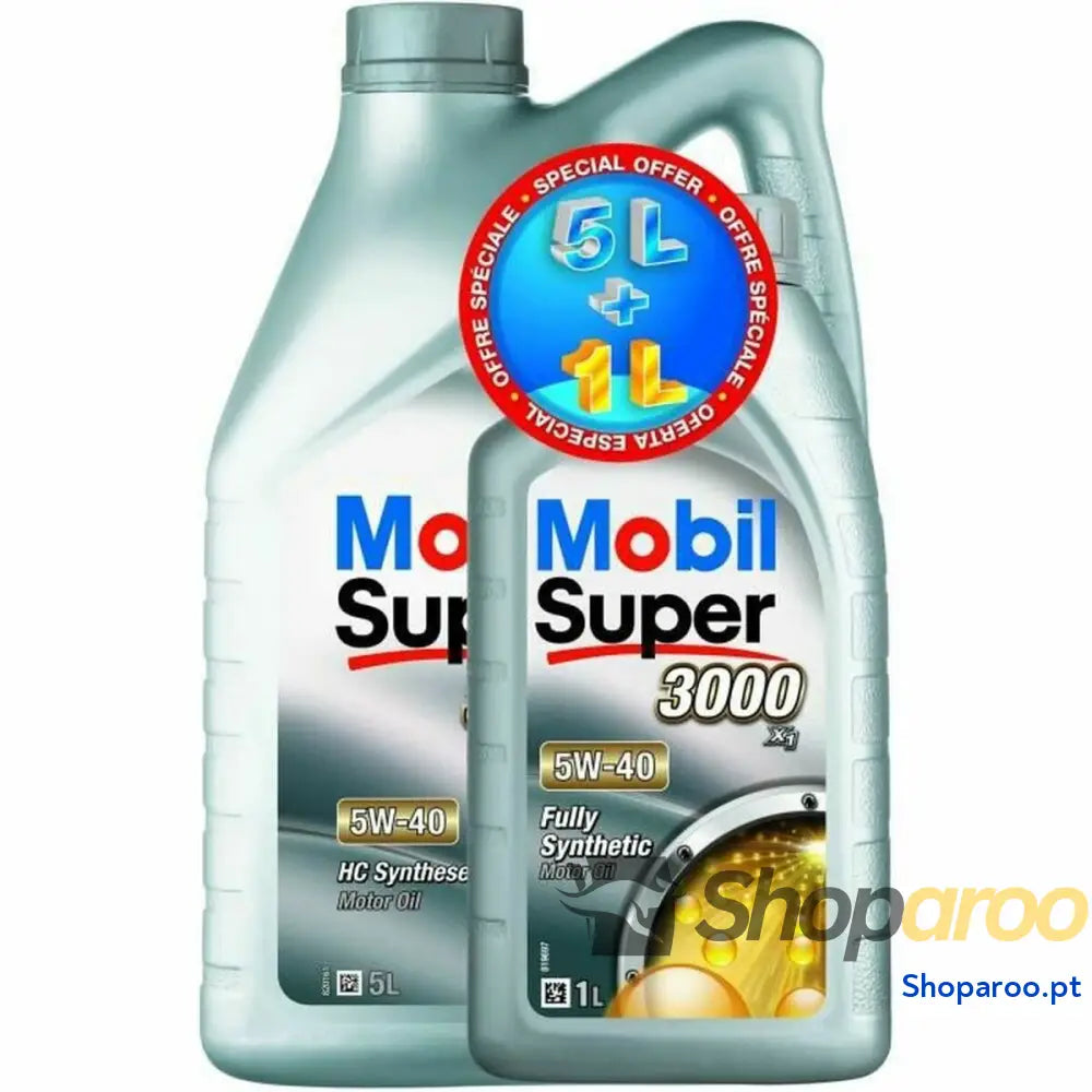 Óleo de Motor para Automóveis Mobil S3000 5W40 6 L