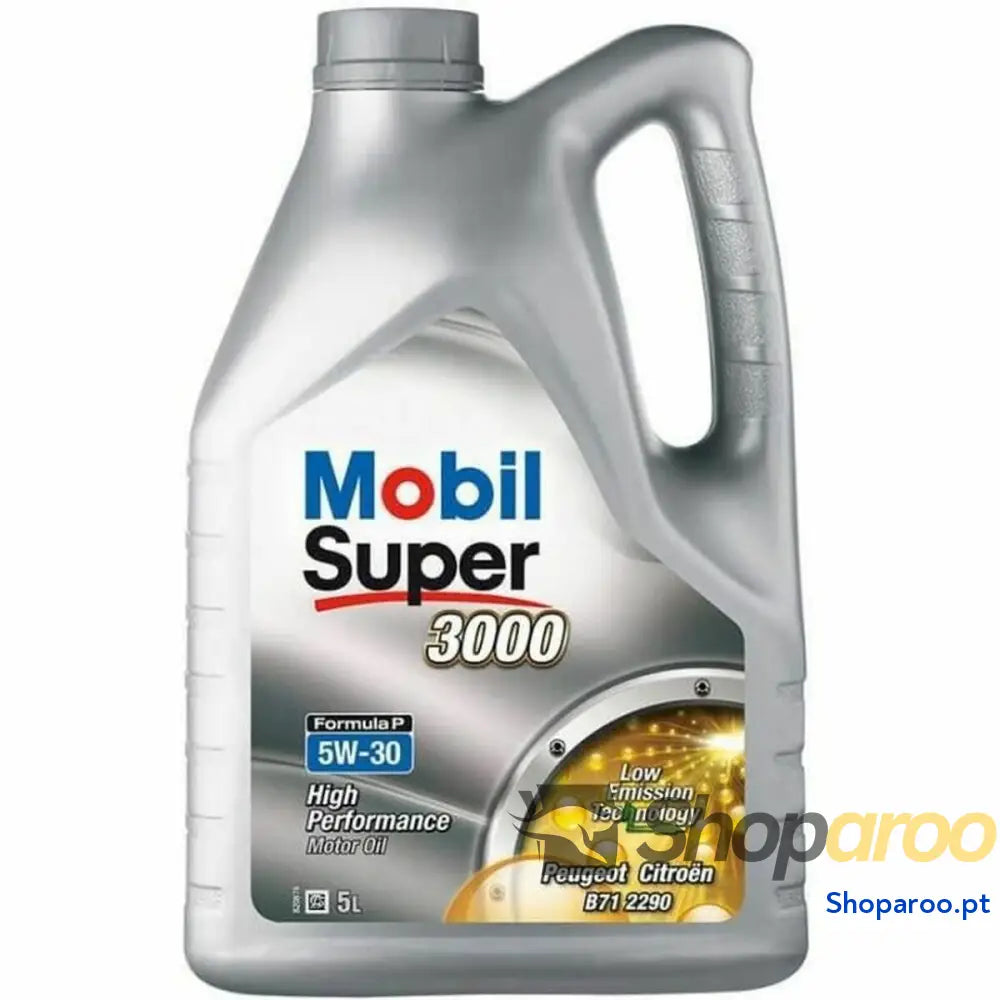 Óleo de Motor para Automóveis Mobil Super 3000 Formula-P 5W30 5 L