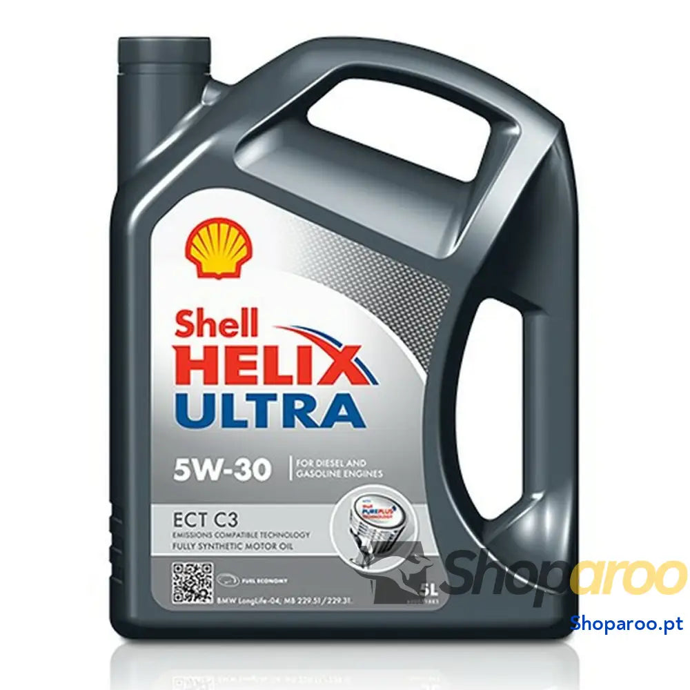 Óleo de Motor para Automóveis Shell Helix Ultra A10 ECT C3 5W30 C3 5 L