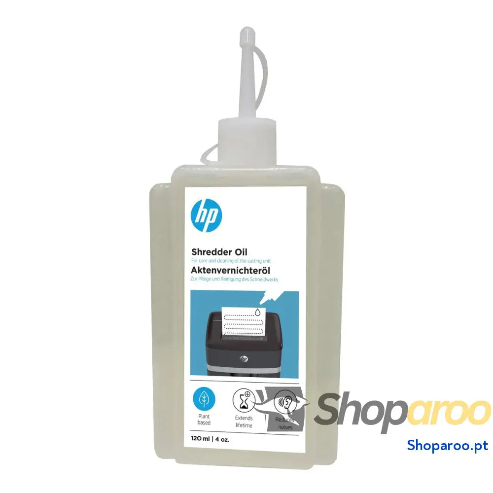 Óleo Lubrificante para Trituradora de Papel HP HPO9131OIL120ML 120 ml Trituradora de Papel
