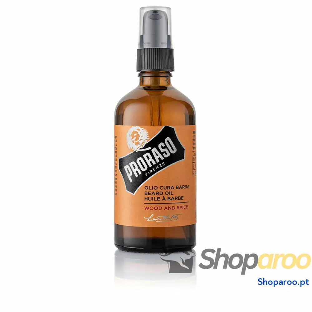 Óleo para a Barba Proraso Wood And Spice 100 ml