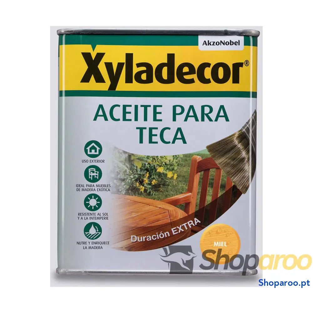 Óleo para teca AkzoNobel Xyladecor Mel 750 ml Mate