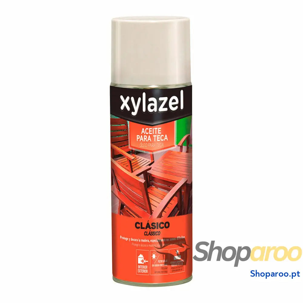Óleo para teca Xylazel Classic Spray Mel 400 ml