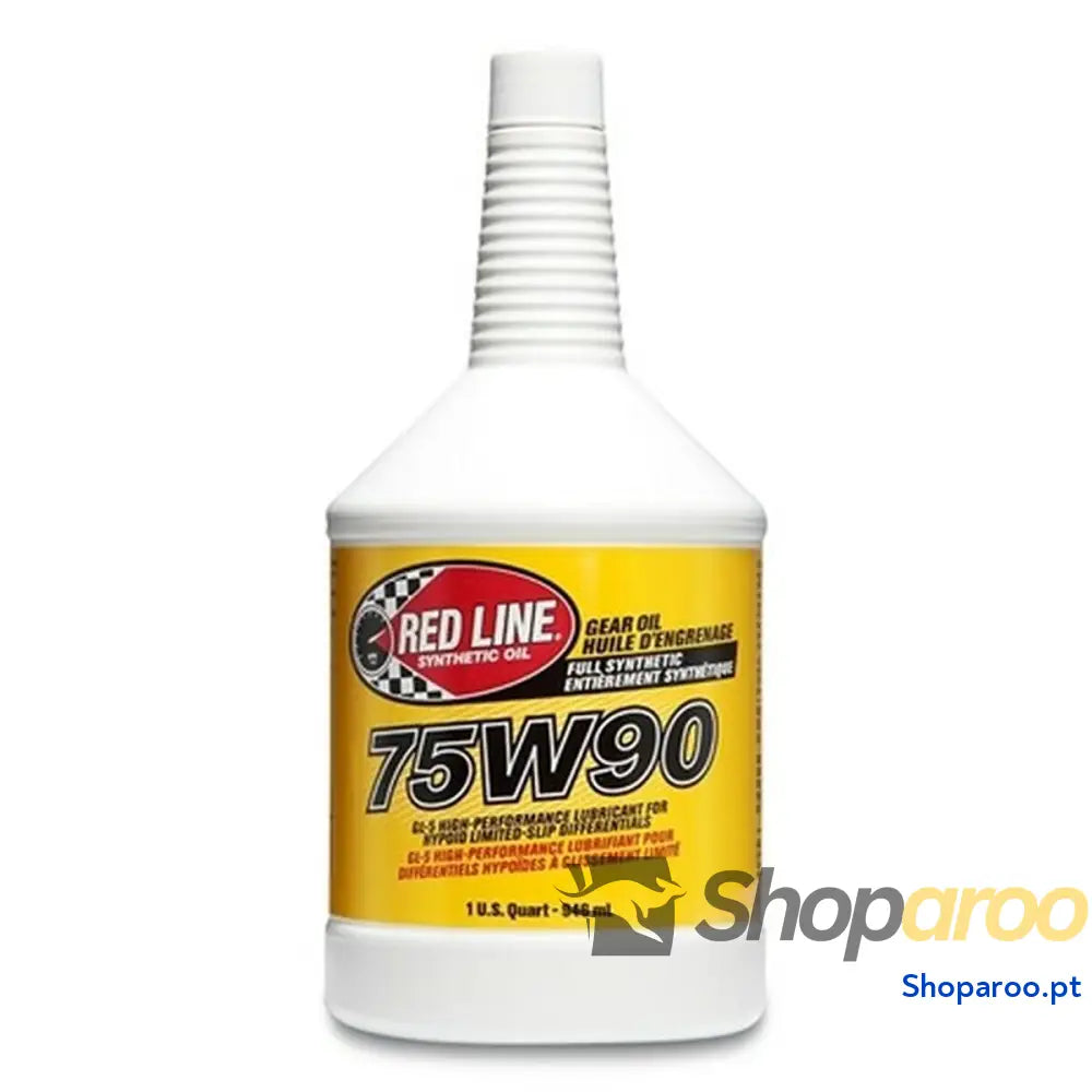 Óleo Sintético para Engrenagens Red Line GL-5 75W90 946 ml