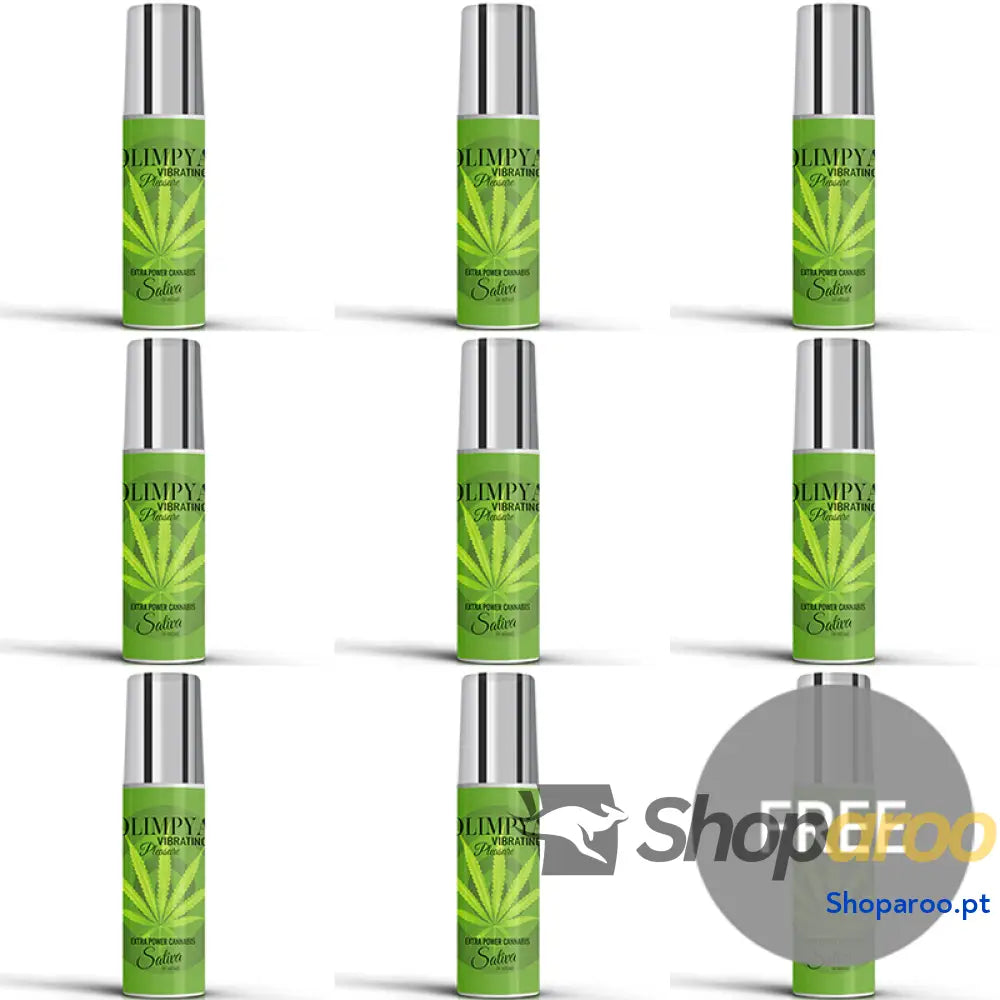 OLIMPYA - PRAZER VIBRANTE EXTRA SATIVA CANNABIS 8 + 1 GRÁTIS