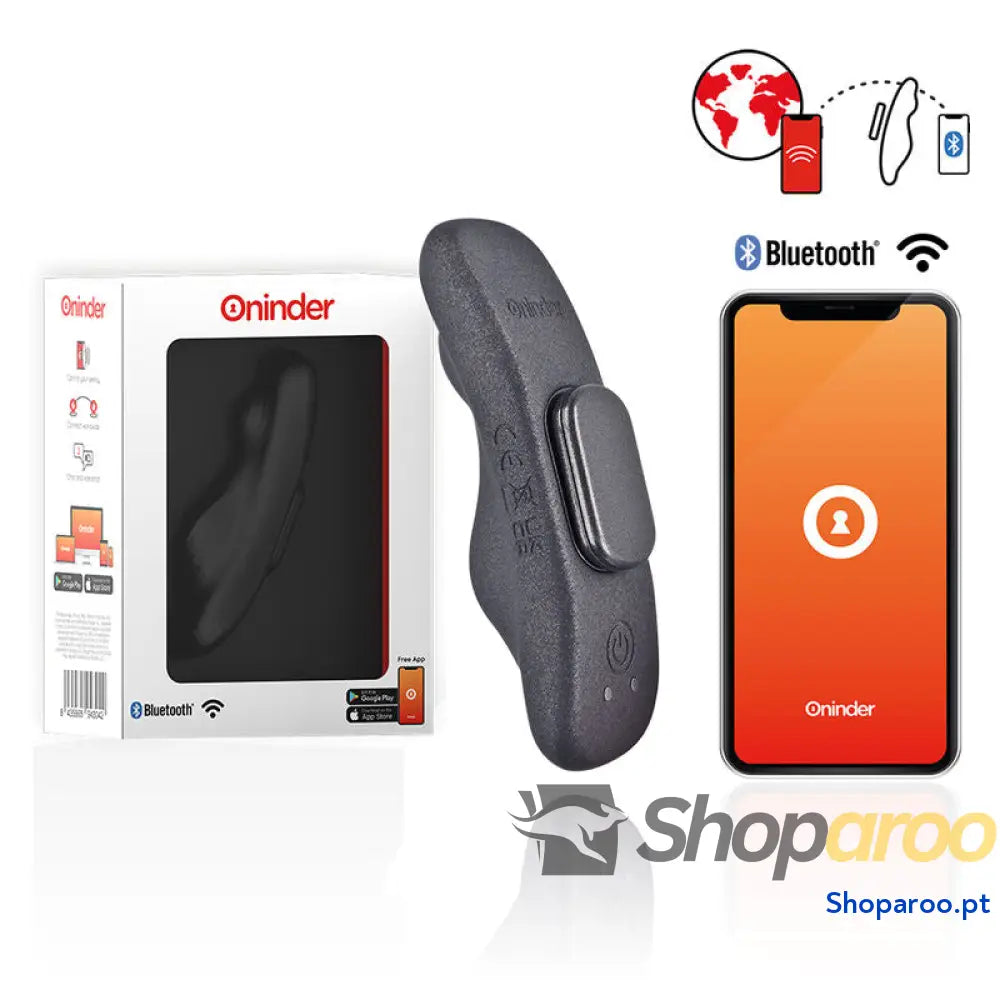 ONINDER VIBRADOR RECARREGÁVEL MANILA PANTY 9 VELOCIDADES 9,6 CM X 2,6 APLICATIVO GRATUITO