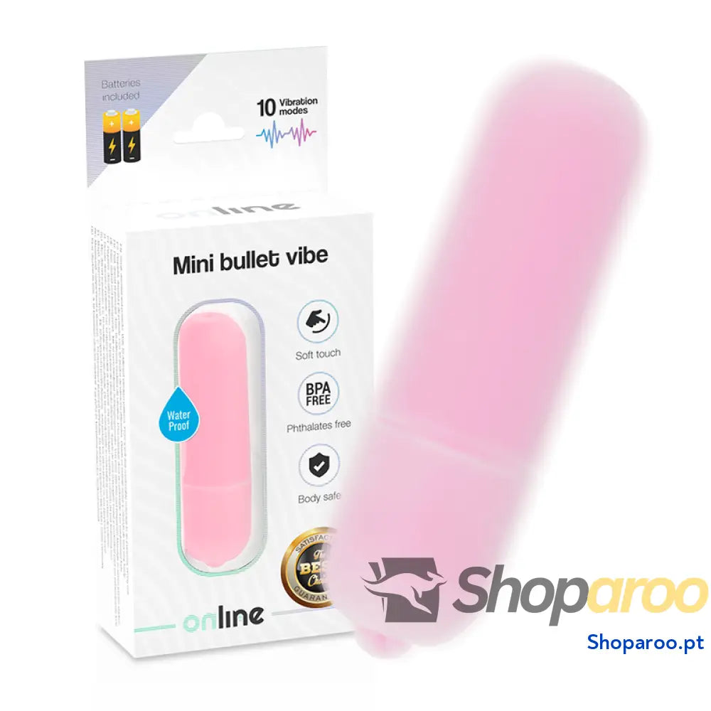 ONLINE - BALA VIBRANTE MINI ROSA