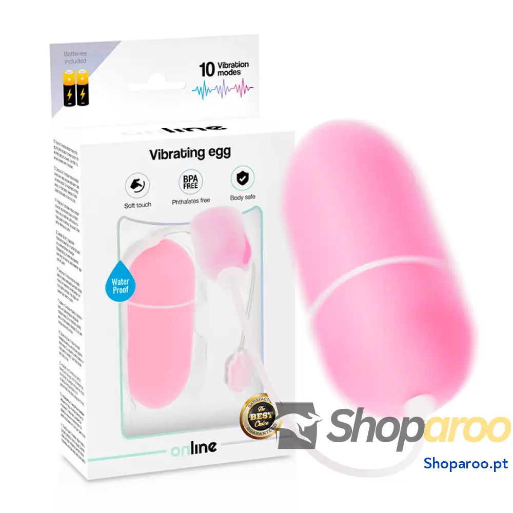 ONLINE - OVO VIBRANTE ROSA IMPERMEVEL