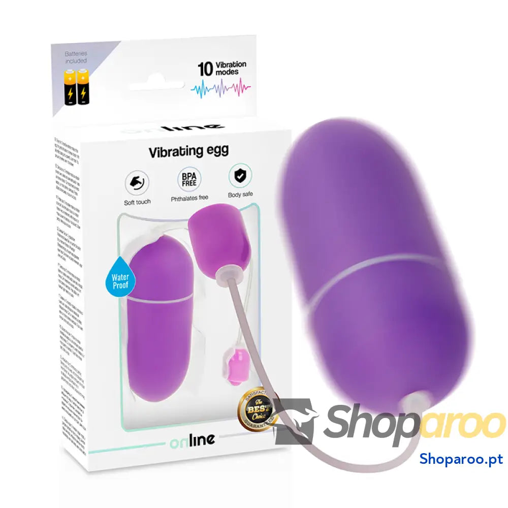 ONLINE - OVO VIBRATÓRIO IMPERMEVEL LILS