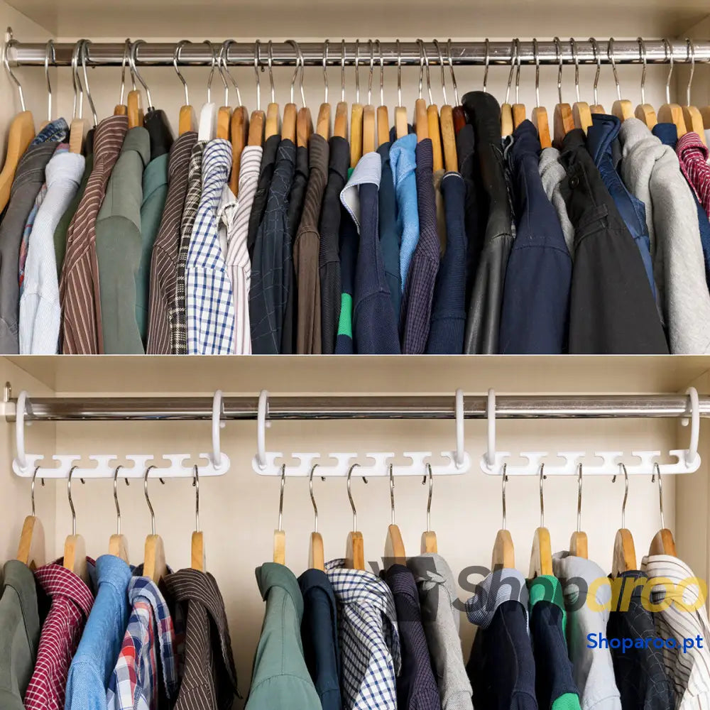 Organizador de Cabides InnovaGoods para Roupeiro Optimizado
