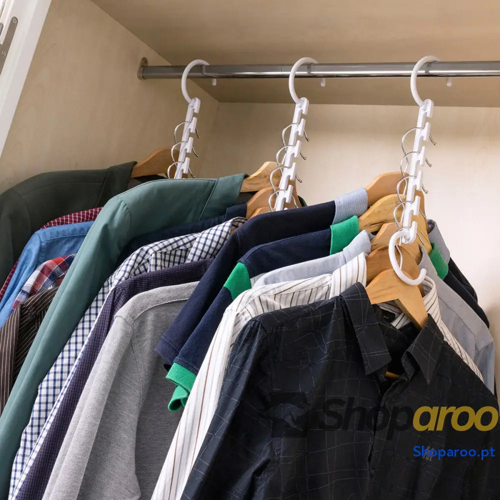 Organizador de Cabides InnovaGoods para Roupeiro Optimizado