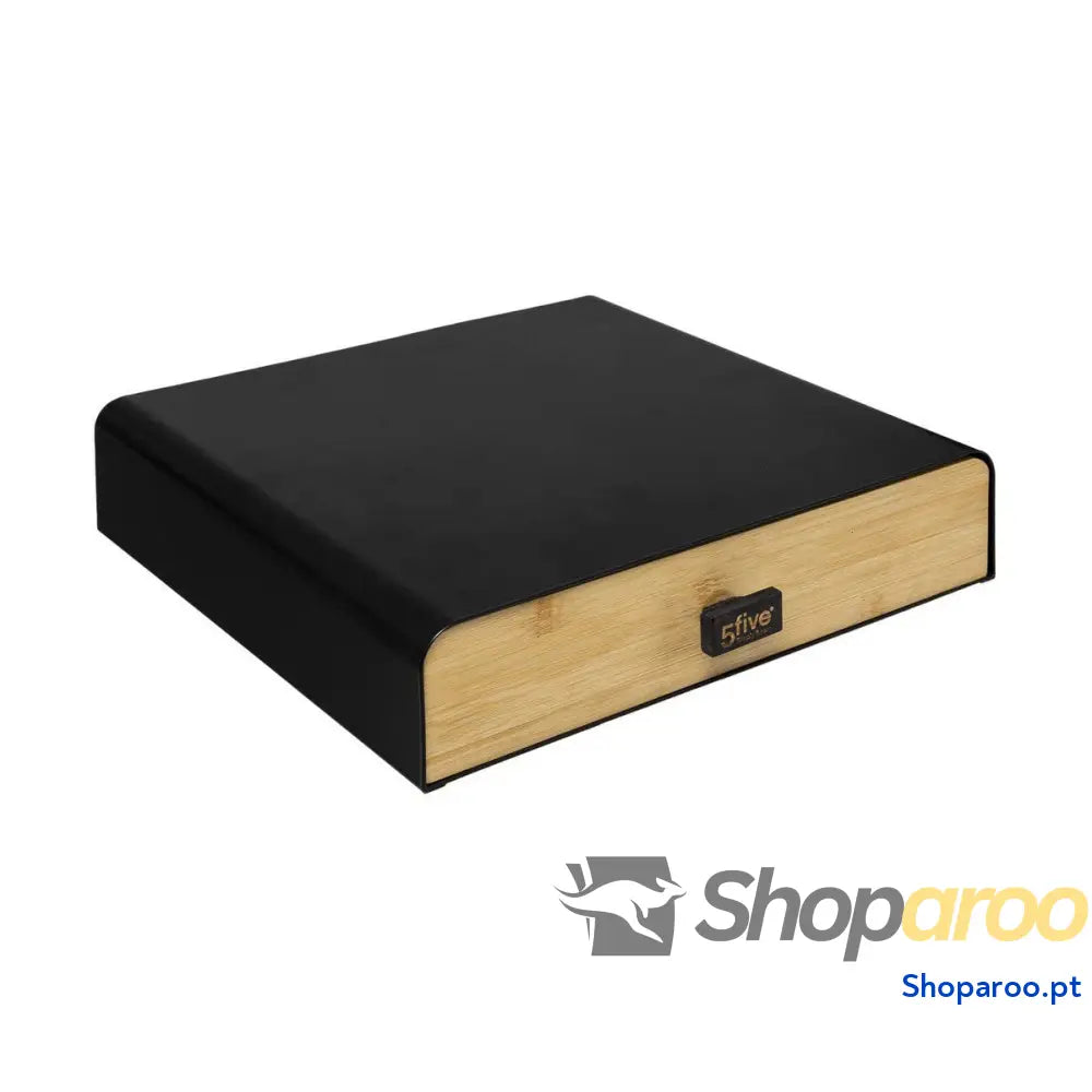 Organizador de Cápsulas Café 5five Simply Smart Noir Kitchen Preto Metal 33 x 31 7,5 cm