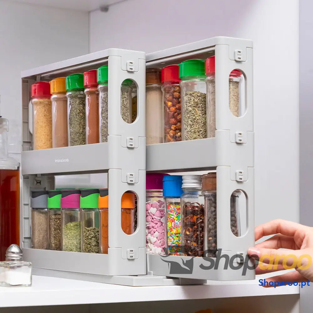 Organizador de Especiarias Deslizante e Giratório Rispick InnovaGoods