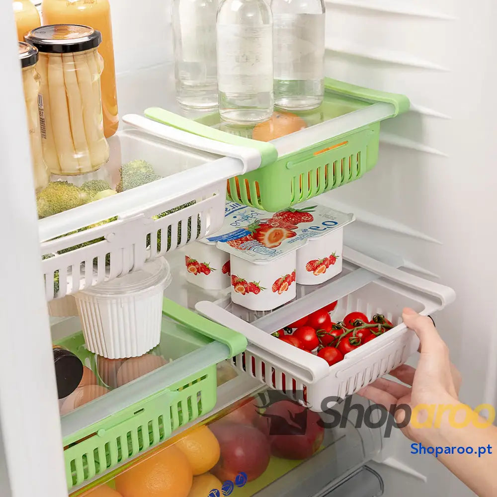 Organizador de Frigorífico Ajustável Friwer InnovaGoods 2 Unidades
