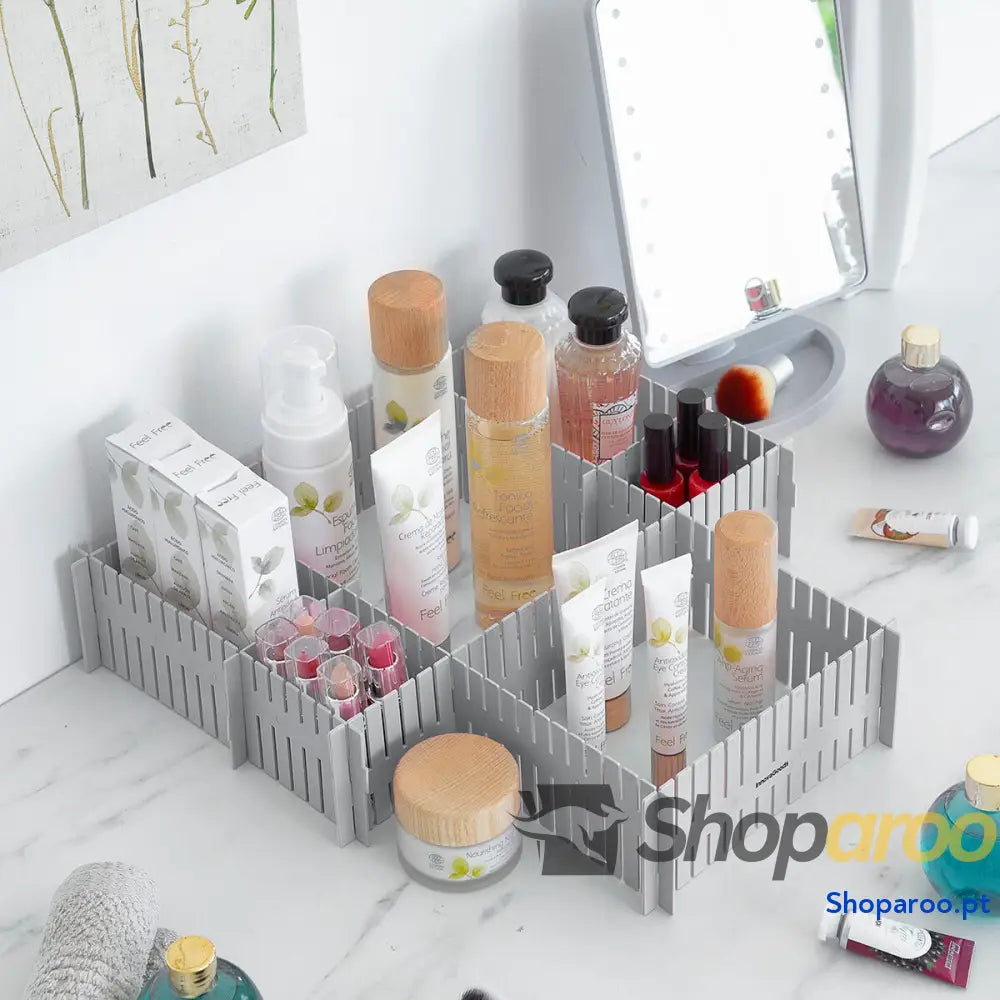 Organizador de Gavetas Ajustável InnovaGoods 16 Unidades