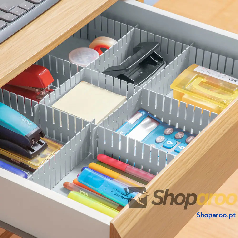 Organizador de Gavetas Ajustável InnovaGoods 16 Unidades