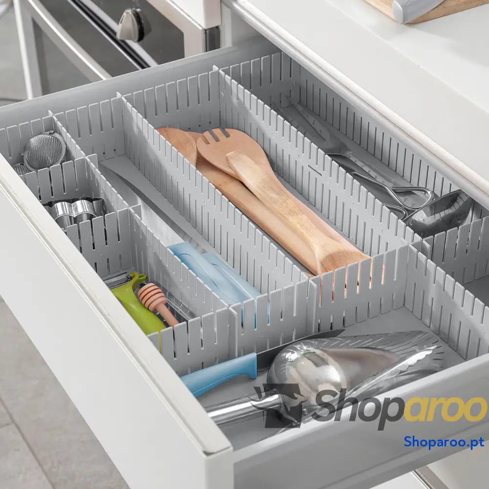Organizador de Gavetas Ajustável InnovaGoods 16 Unidades