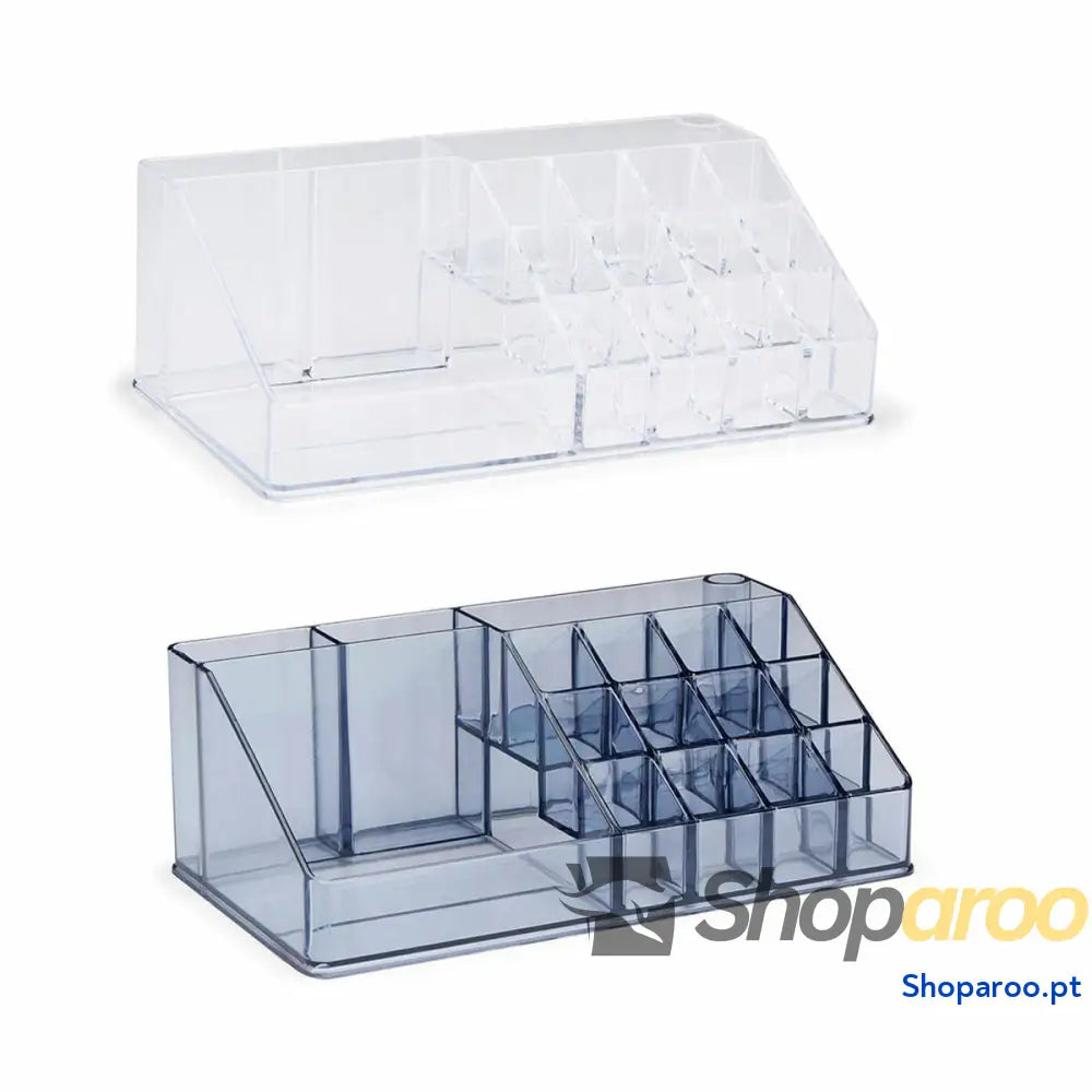 Organizador de maquilhagem Touch of Beauty Acrílico 22,5 x 12,5 8 cm 17 Compartimentos