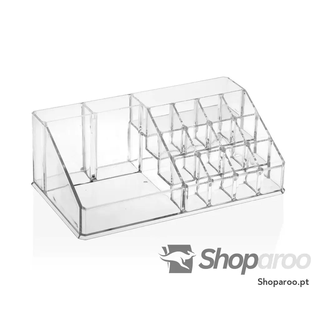 Organizador de maquilhagem Versa 12,5 x 8 22 cm poliestireno Banho & Duche