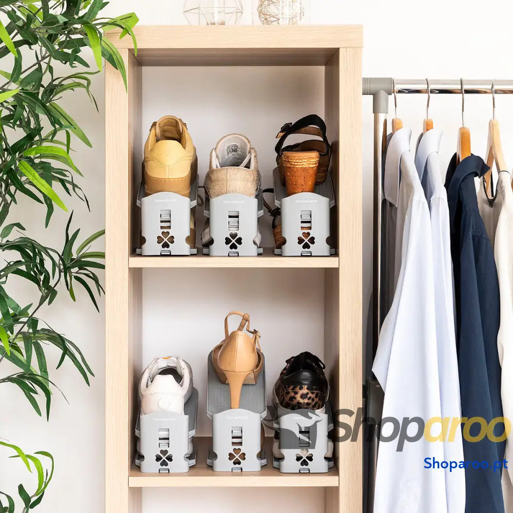 Organizador de Sapatos Regulável Sholzzer InnovaGoods 6 Unidades