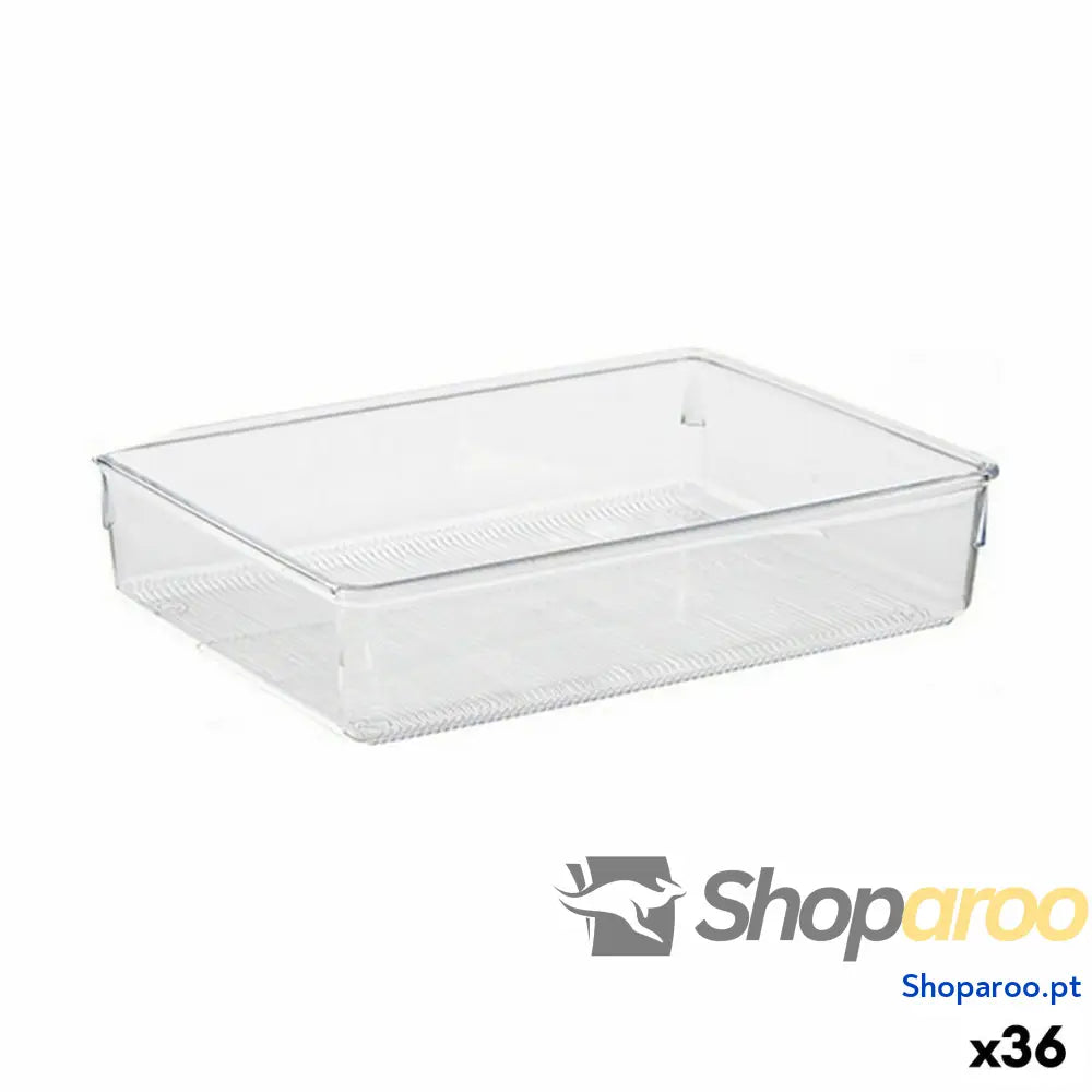 Organizador Multiusos CH99113 1 Transparente Plástico 24 x 5,5 15,8 cm (36 Unidades)