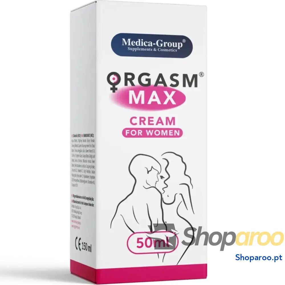 Orgasm Max Creme Íntimo para Sensações Íntimas Intensificadas 50ml