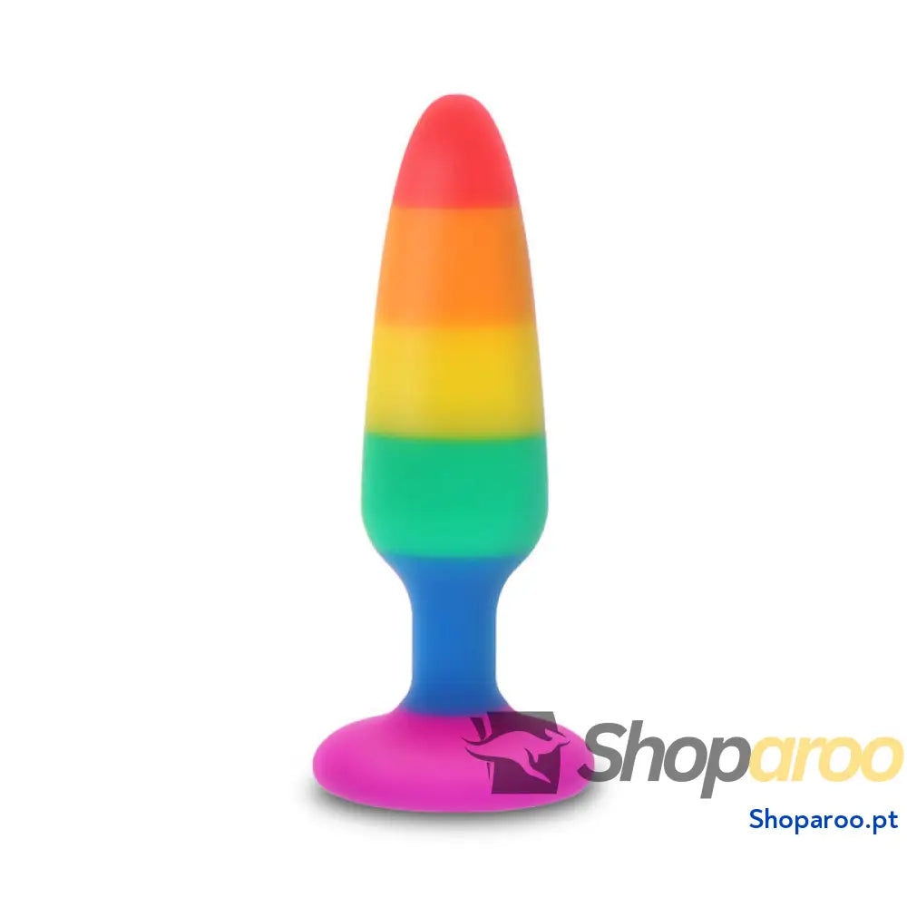 ORGULHO - BANDEIRA LGBT PLUG TWINK 8,5 CM