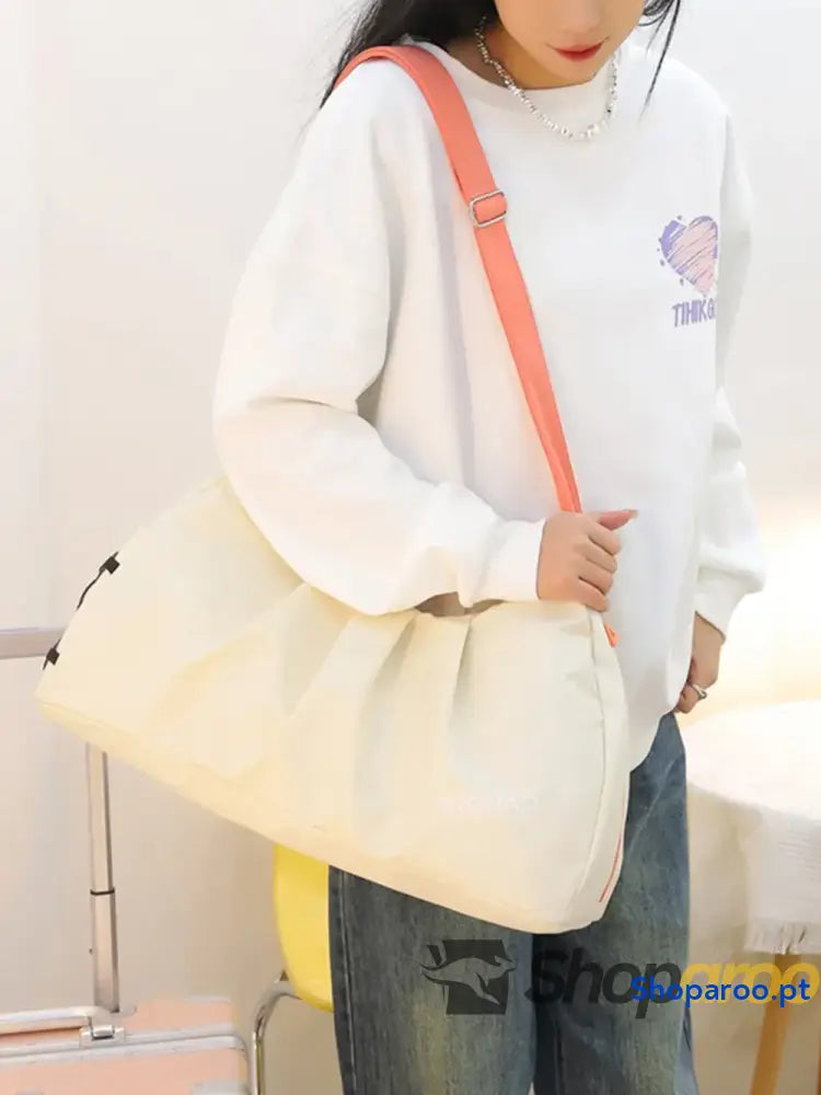 Oxford Cloth Adjustable Strap Large Capacity Crossbody Bag