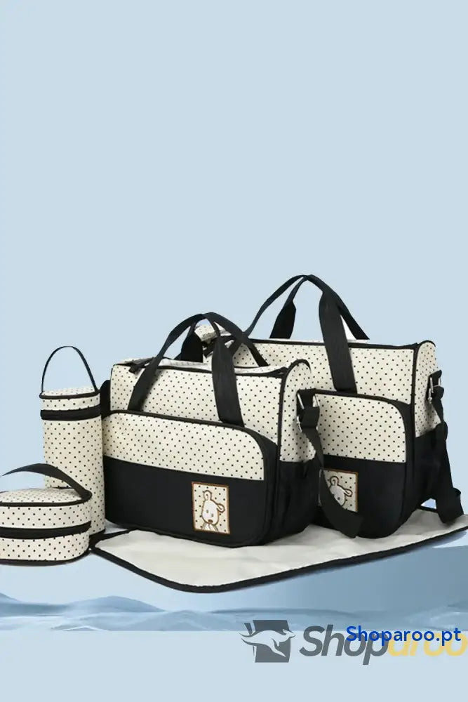 Oxford Cloth Contrast 4 Piece Bag Set