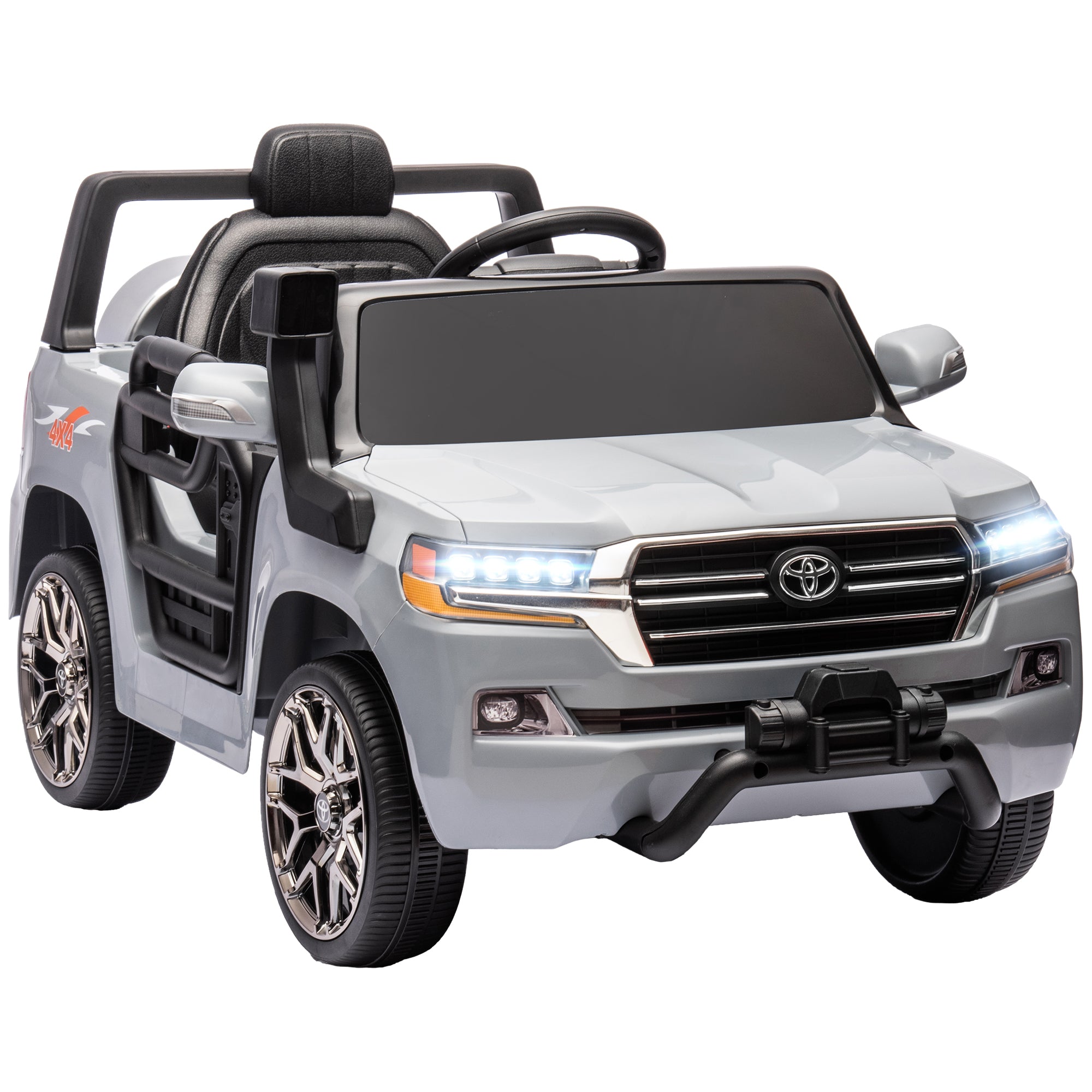 Carro Elétrico Toyota Land Cruiser 12V para Crianças Vermelho