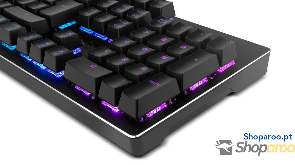 Ozone Gaming OZTACTICALSP Mini teclado tático para jogos mecânico sem numérico Bluetooth interruptores vermelhos Outemu