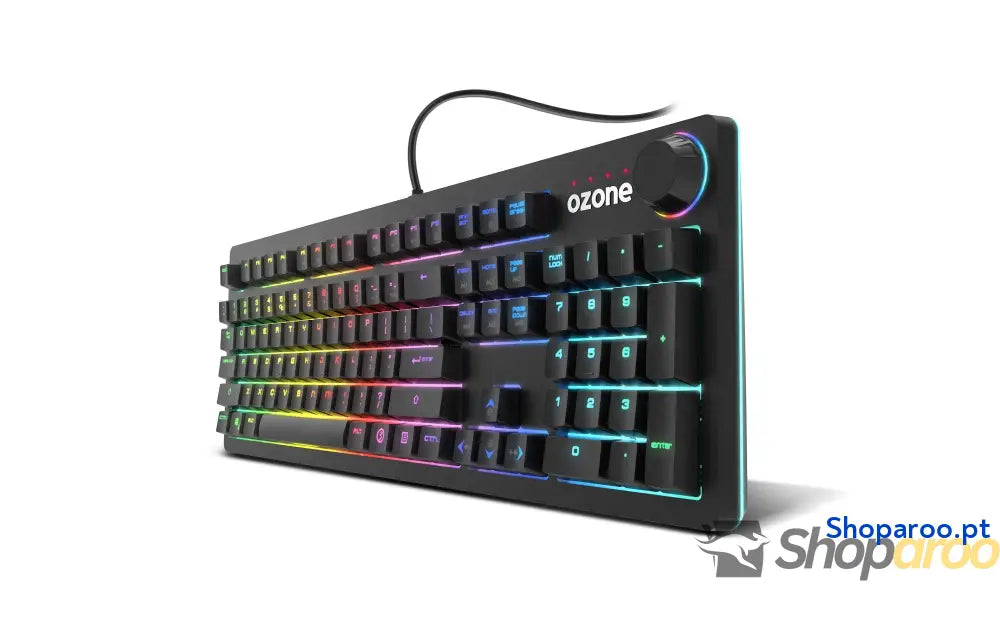 Ozone Gaming OZTACTICALSP Mini teclado tático para jogos mecânico sem numérico Bluetooth interruptores vermelhos Outemu
