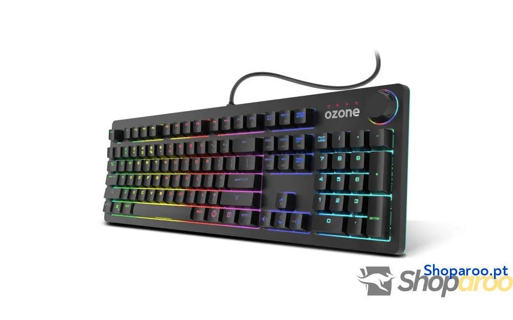 Ozone Gaming OZTACTICALSP Mini teclado tático para jogos mecânico sem numérico Bluetooth interruptores vermelhos Outemu