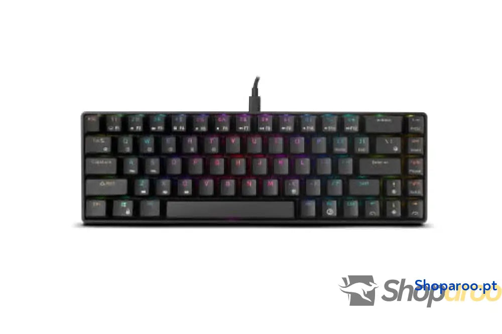 Ozone Gaming OZTACTICALSP Mini teclado tático para jogos mecânico sem numérico Bluetooth interruptores vermelhos Outemu