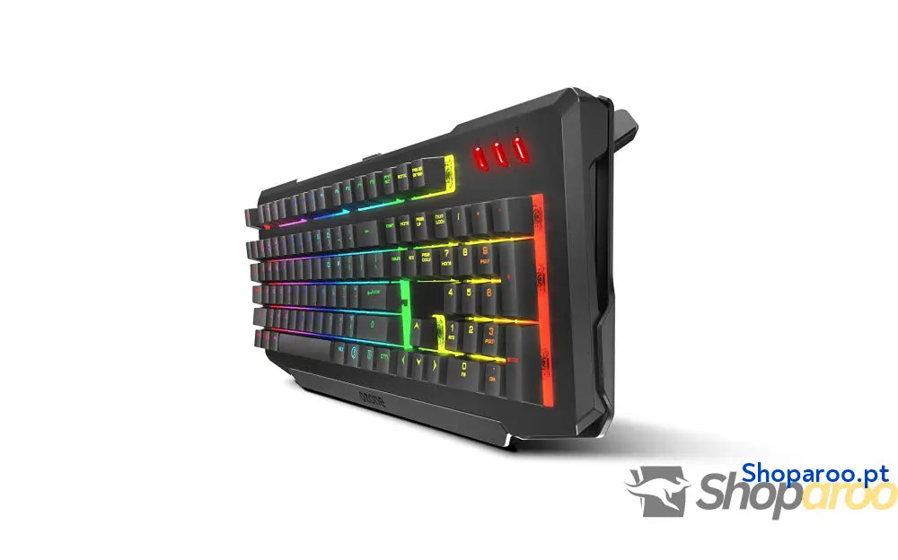 Ozone Gaming OZTACTICALSP Mini teclado tático para jogos mecânico sem numérico Bluetooth interruptores vermelhos Outemu