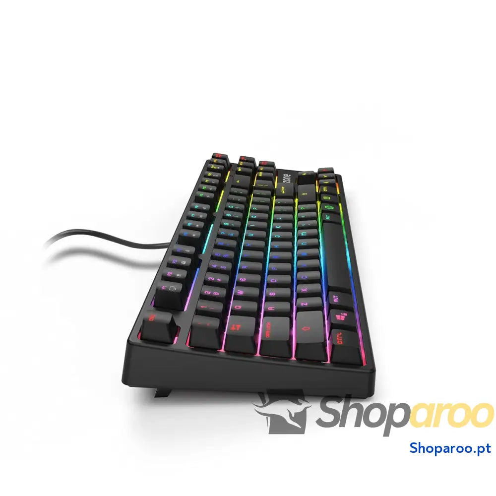 Ozone Gaming OZTACTICALSP Mini teclado tático para jogos mecânico sem numérico Bluetooth interruptores vermelhos Outemu