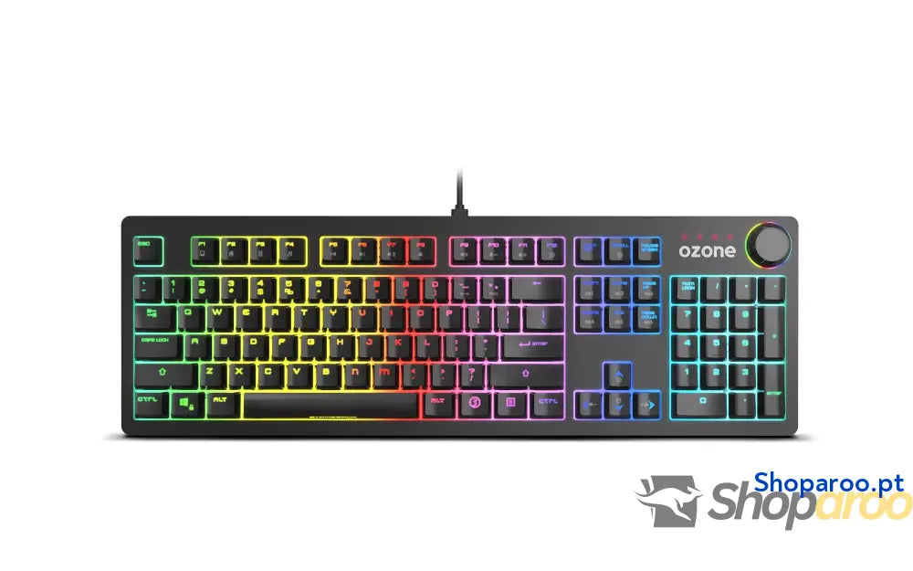 Ozone Gaming OZTACTICALSP Mini teclado tático para jogos mecânico sem numérico Bluetooth interruptores vermelhos Outemu