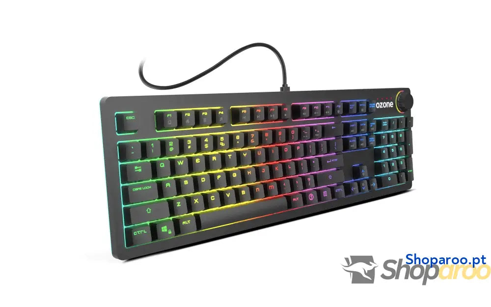 Ozone Gaming OZTACTICALSP Mini teclado tático para jogos mecânico sem numérico Bluetooth interruptores vermelhos Outemu