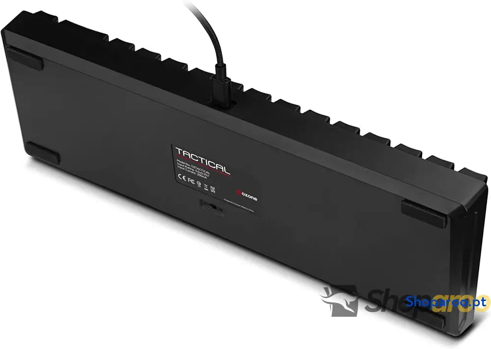 Ozone Gaming OZTACTICALSP Mini teclado tático para jogos mecânico sem numérico Bluetooth interruptores vermelhos Outemu
