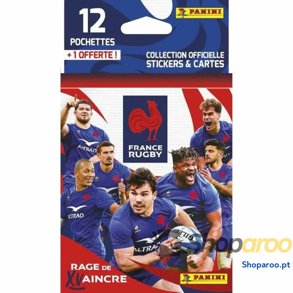 Pack de cromos Panini France Rugby 12 Sobrescritos