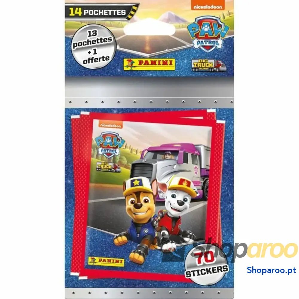 Pack de cromos Panini Paw Patrol 14 Sobrescritos