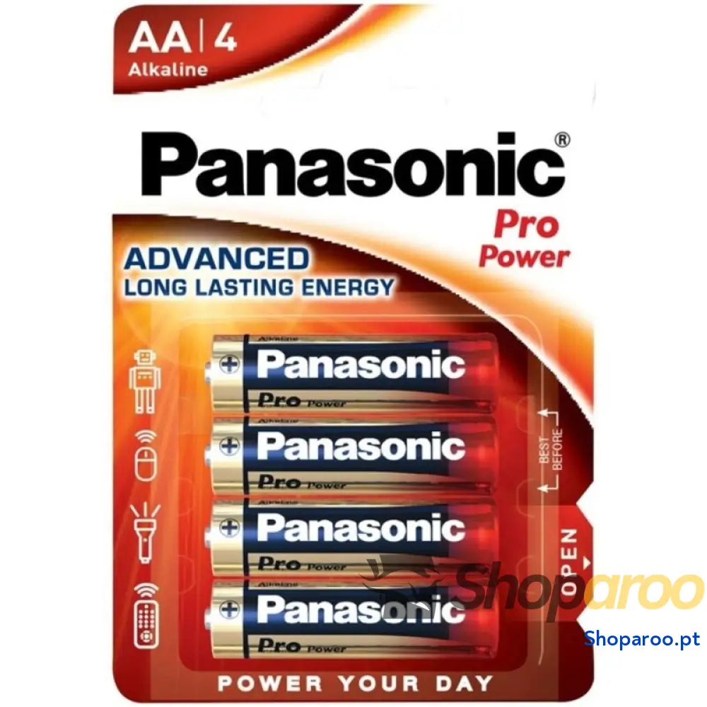PANASONIC BATERIA AA ALCALINA PRO POWER LR6 BLISTER*4