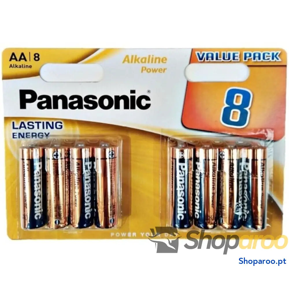 PANASONIC BATERIA ALCALINA BRONZE AA LR6 BLISTER*8