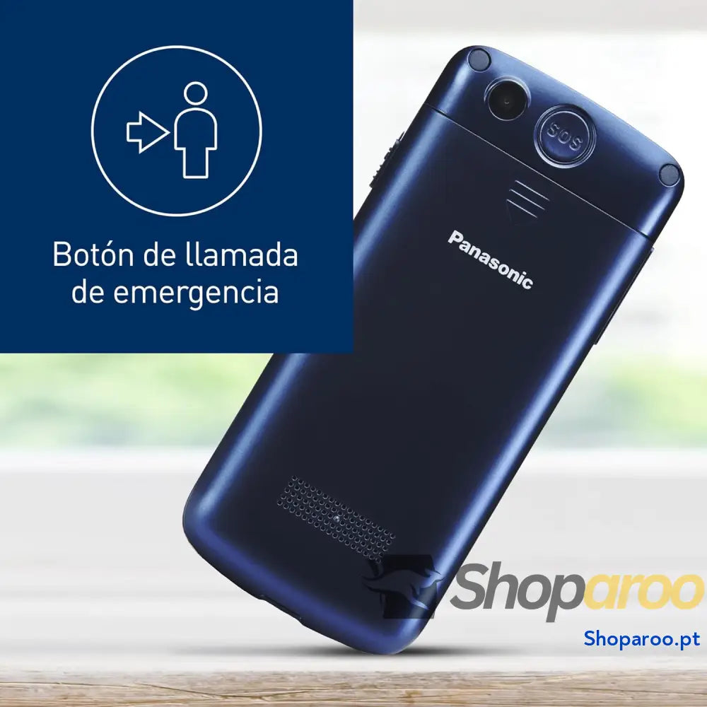 Panasonic KX TU110EXC Telemóvel para idosos 1,77 polegadas (160 x 128) ecrã e teclas grandes botão SOS resistente