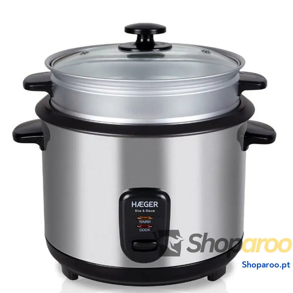 Panela de Arroz Haeger RC 18L.001A Cinzento