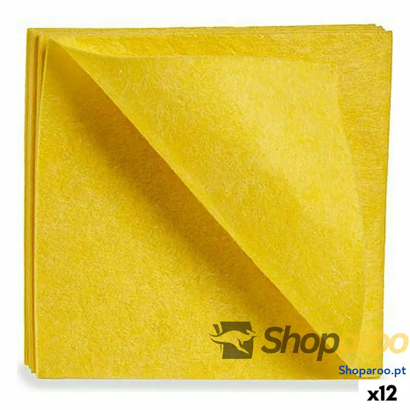 Panos de limpeza Suave Amarelo 18 x 2,5 20 cm (12 Unidades)