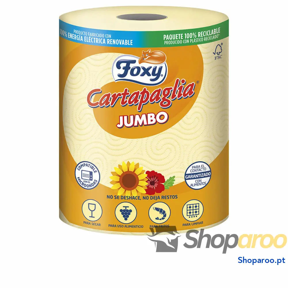 Papel de cozinha Foxy Cartapaglia Jumbo 60 m