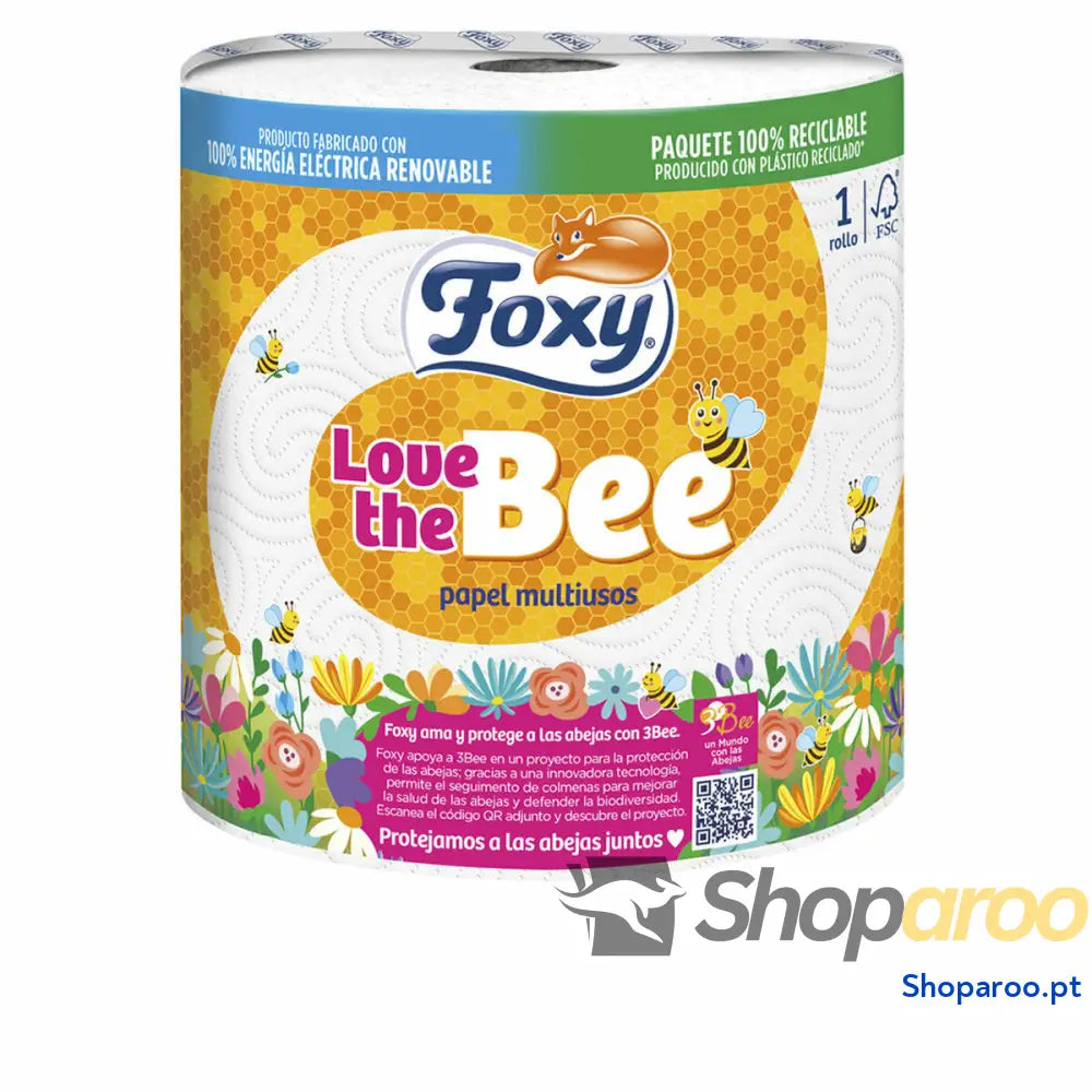 Papel de cozinha Foxy Love the bee