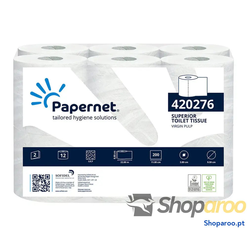 Papel Higiénico Papernet S22 (12 Unidades)