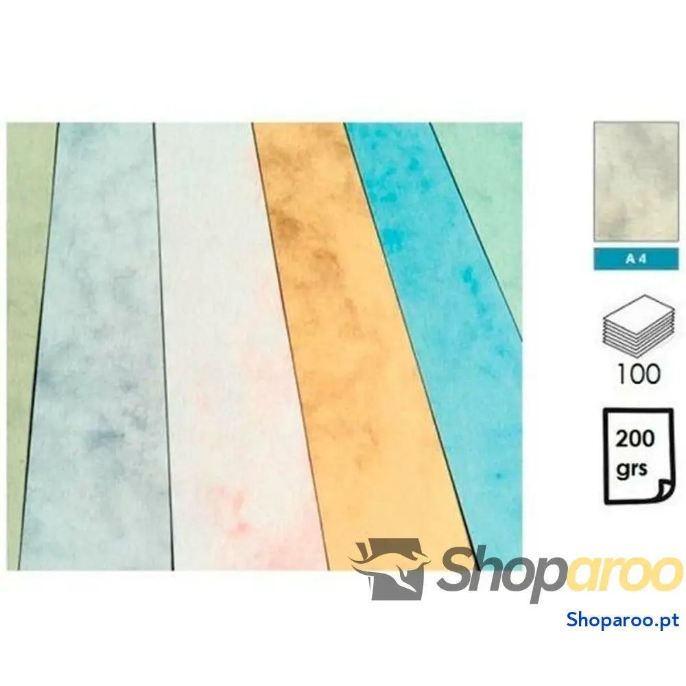 Papel Michel Cinzento 100 Folhas 210 x 297 mm